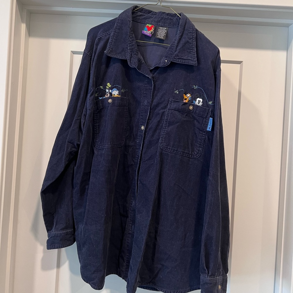 Vintage Disney Mickey Corduroy Top
